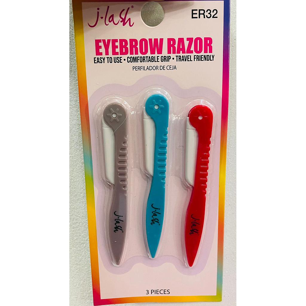 J-Lash - Display 12 Unidades Eyebrow Razor ER32