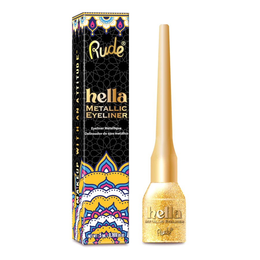 Rude - Delineador Hella Metalic Citrine