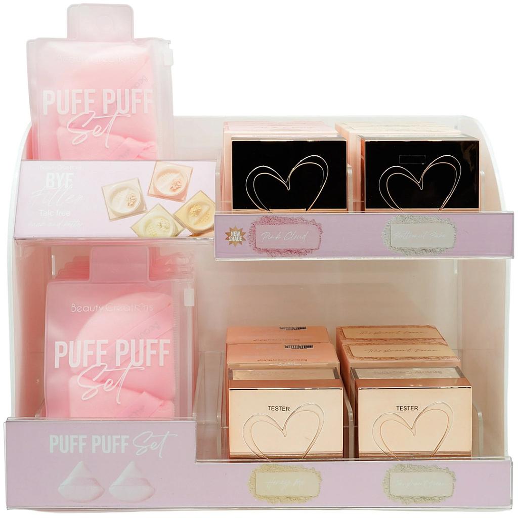 Beauty Creations - BFPD Bye Filter Display 48 Unidades + 4 TESTER +12 PUFF