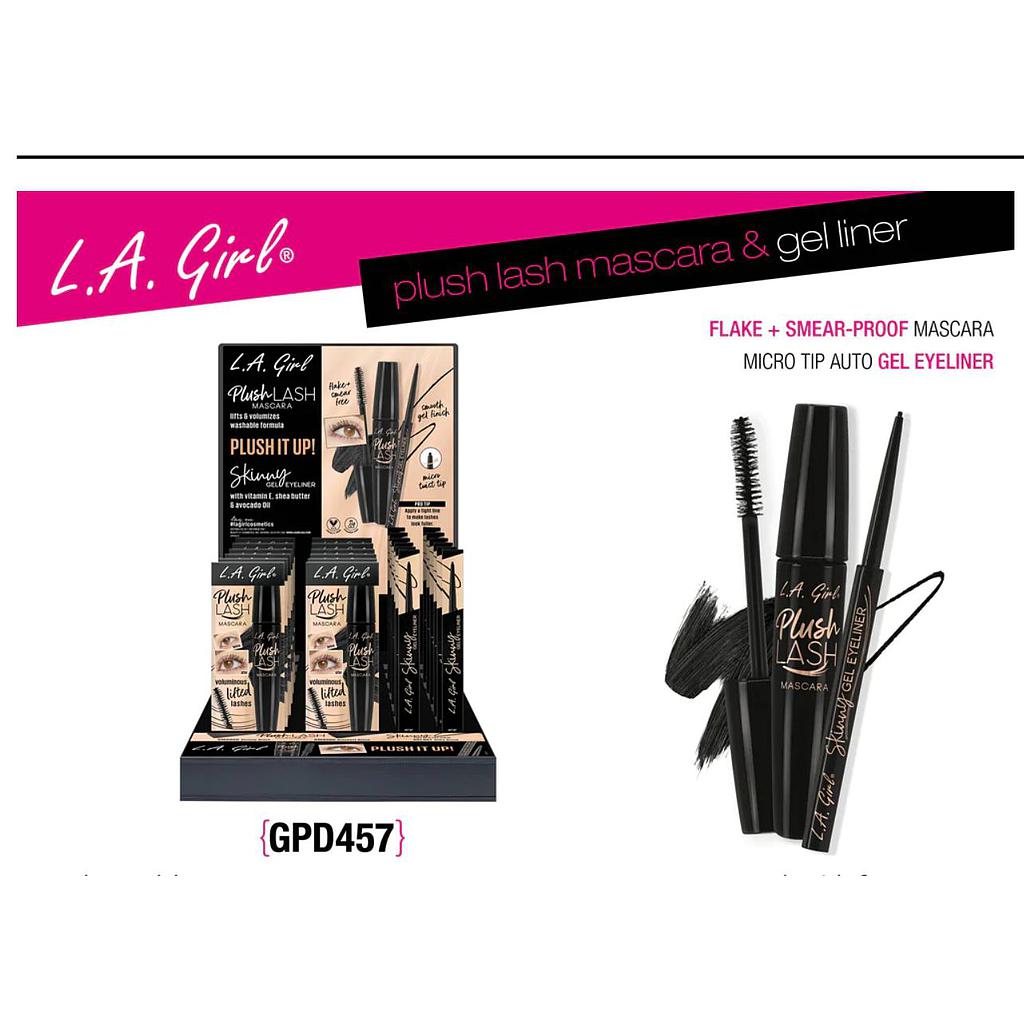 PLUSH LASH MASCARA Y GEL LINER 24 PIEZAS