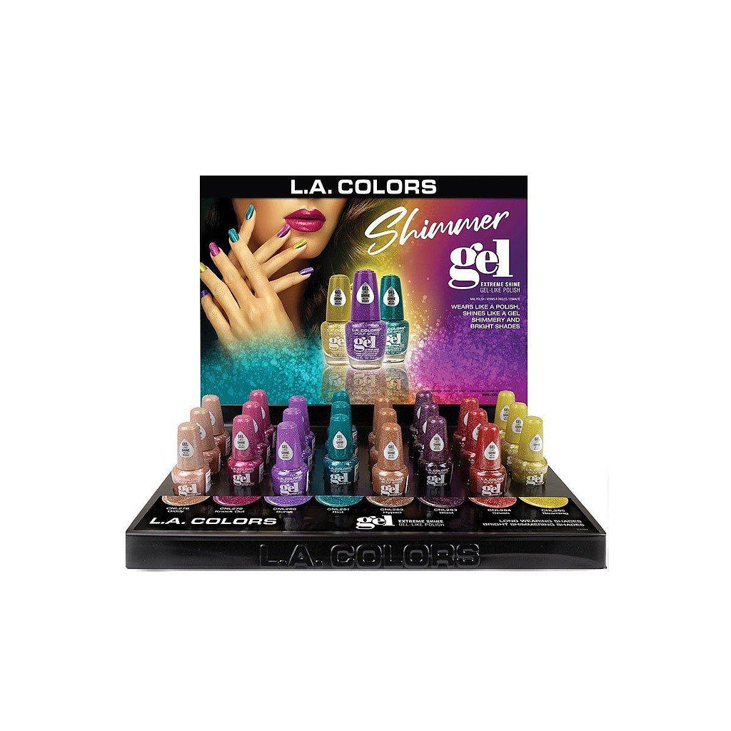 LA Colors - Shimmer Gel Polish CLAC452 24 unidades