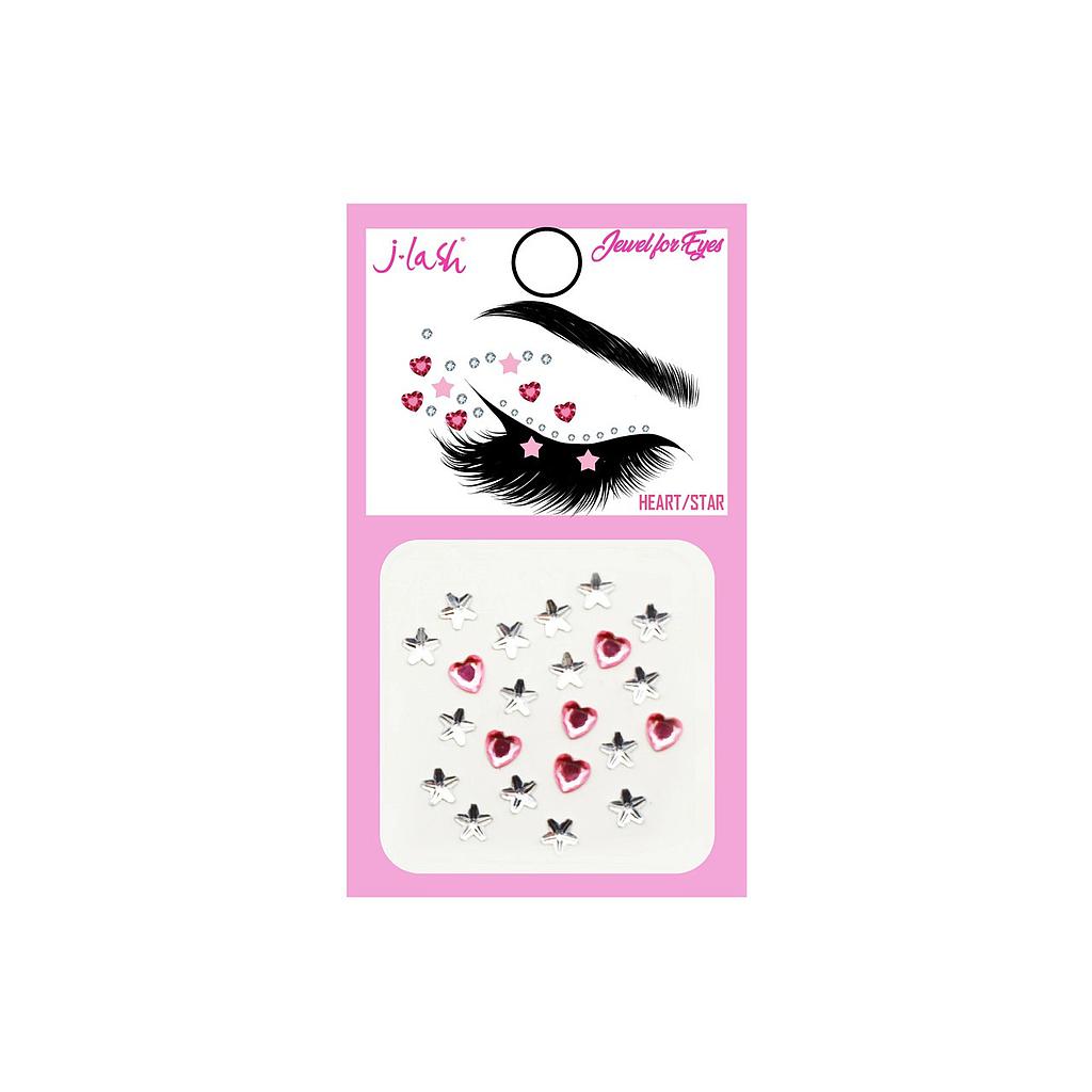 J-LASH - Jewel For Eyes Hearts &amp; Stars 12 Unidades