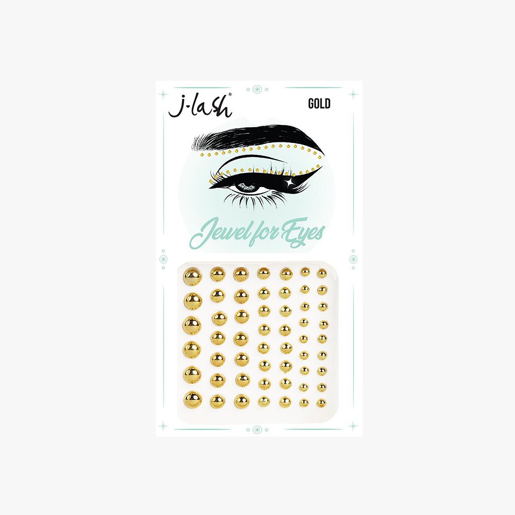 J-LASH - Jewel For Eyes Gold 12 Unidades