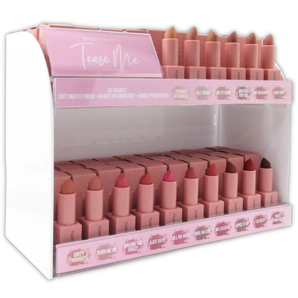 Beauty Creations - TEASE ME LIPSTICK 96 + 16 TESTER