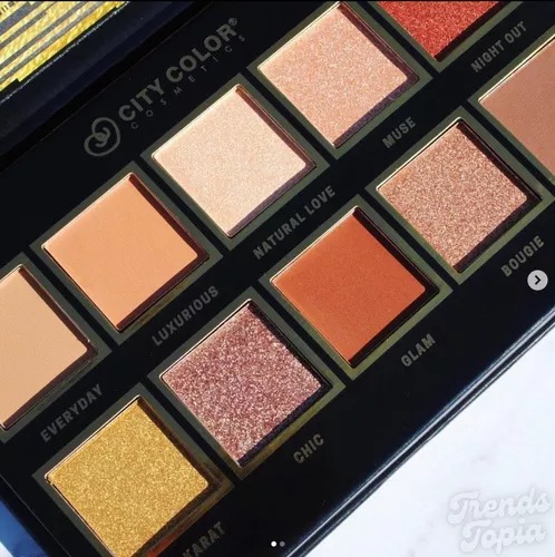 City Color - RICH GLAM PALETTE 12 UNIDADES