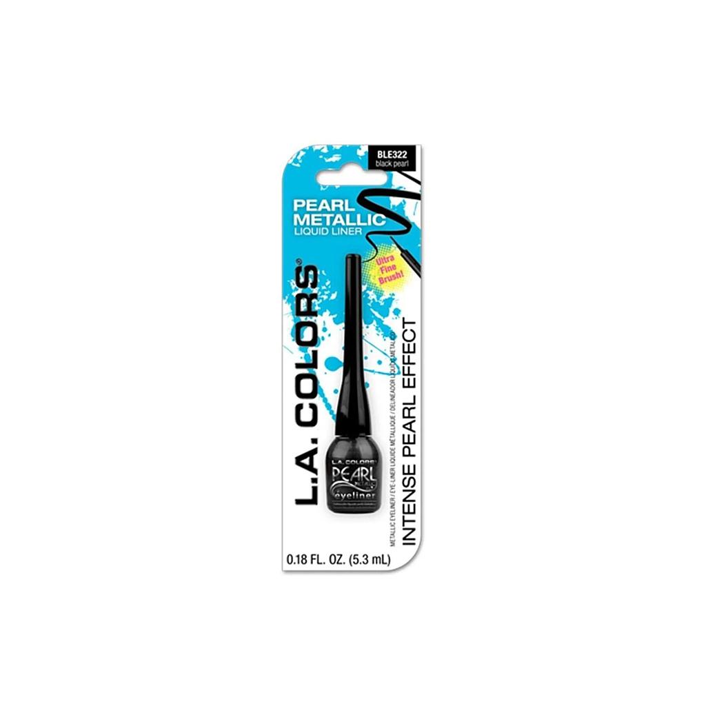 L.A. Colors Blister Pearl Metalic delineador Negro