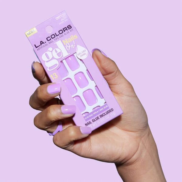 LA Colors - (CNT123W)Lavish Nail Tip Kit jazzy 12 Unidade
