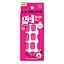 LA COLORS ( CNT152W)- Nail on nail FLASHY 12 UNIDADES