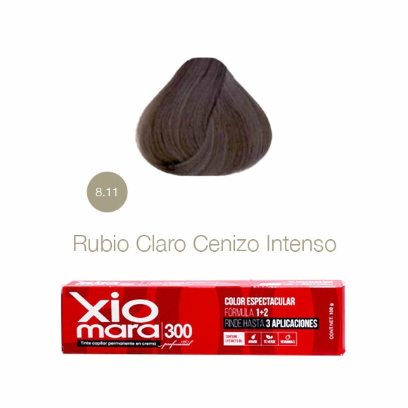 Xiomara - TINTE 300 8.11 Rubio Claro Cenizo Intenso