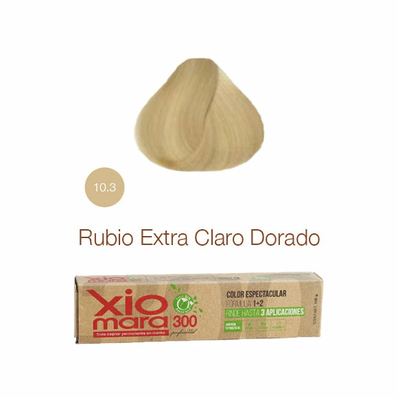 Xiomara - TINTE 300 10.3 Rubio Extra Claro Dorado