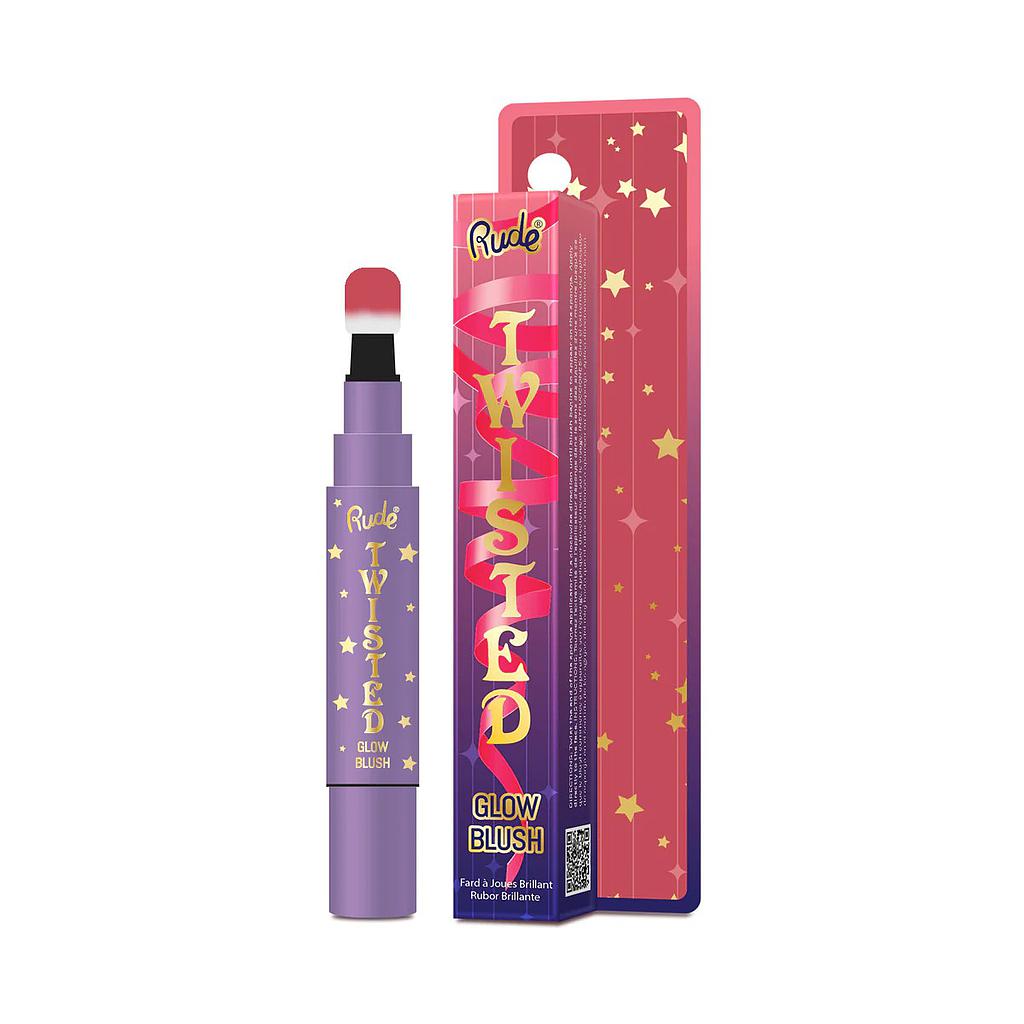 Rubor Twisted Glow Surtido Rude Cosmetics Red Velvet 12 Unidades