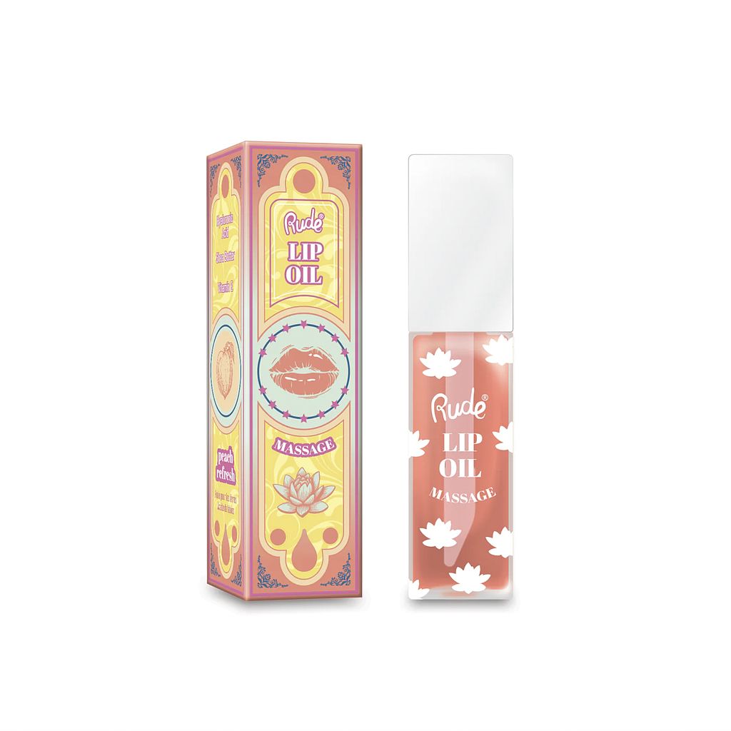 Rude - Lip Oil Massage - Peach Refresh