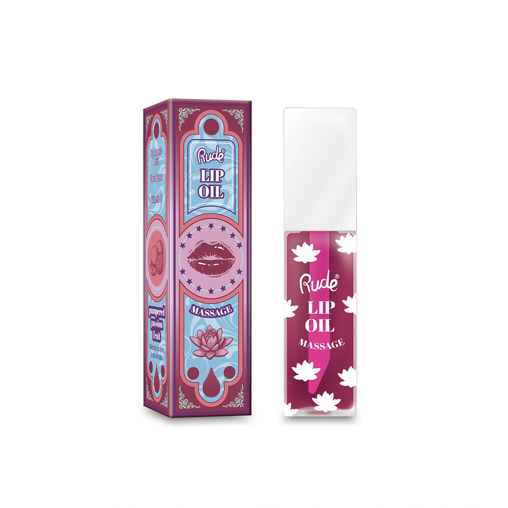 Rude - Lip Oil Massage - Pampered Pasionfruit