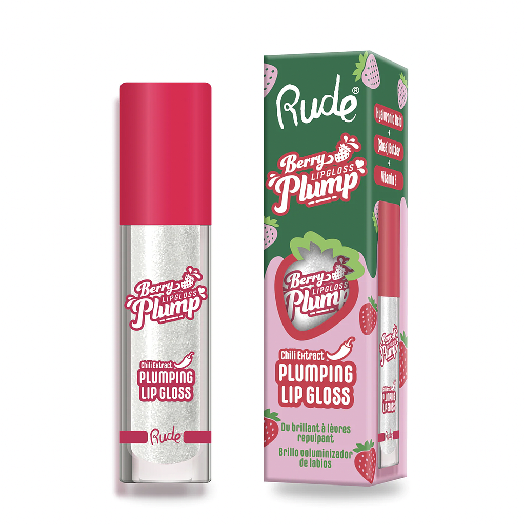 Rude - Berry Plump Lip Gloss Pearl