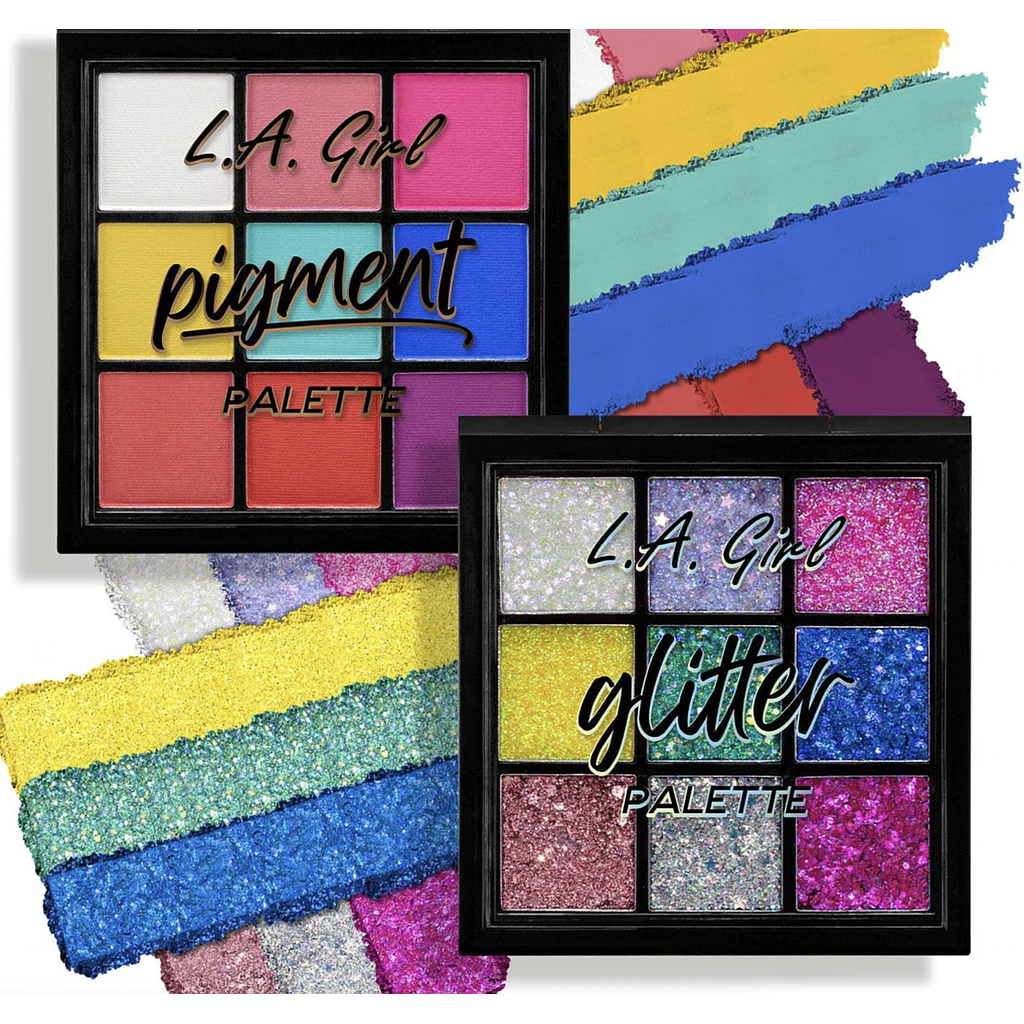 LA GIRL Pigment & Glitter Palette Display 24 Unidades (GPD468) MAKEMORE