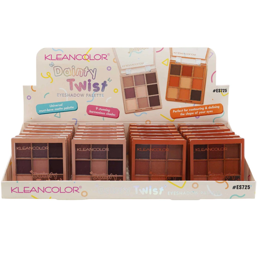 Kleancolor - Dainty Twist Matte Eyeshadow 24 unidades | MAKEMORE