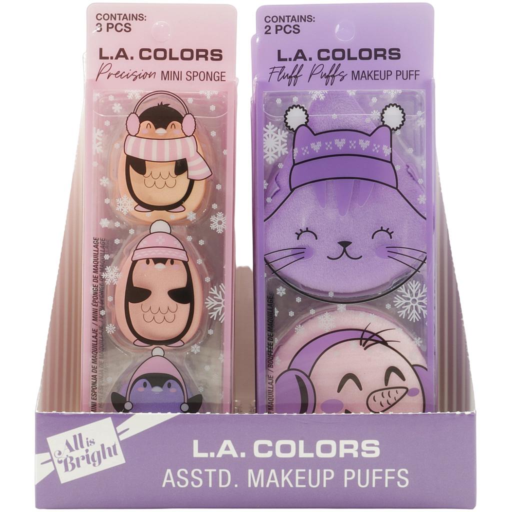 LA Colors - C43351 Puff de Maquillaje Display 12 Unidades