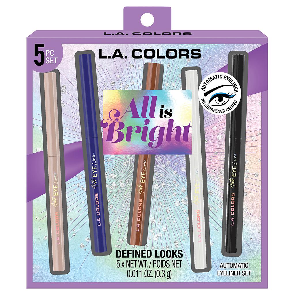 LA COLORS - C43335 Set De Delineadores 5 Unidades (DISPLAY 6PZS )