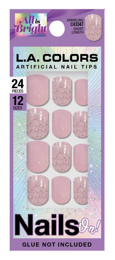 LA COLORS - C43348 Set Uñas Nails On Sparkling