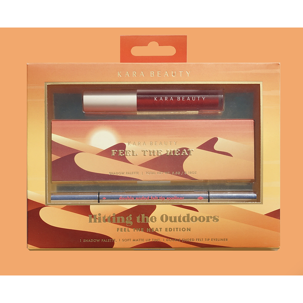 Kara Beauty - Feel  The Heat (Sombra + Delineador Doble Punta + Labial)
