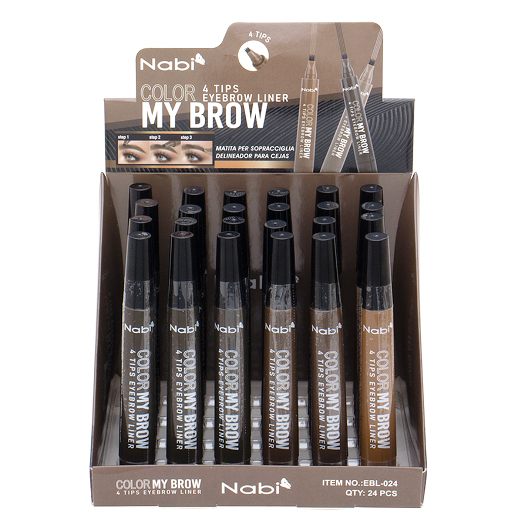 Nabi - Color My Brow Display 24 Unidades | MAKEMORE