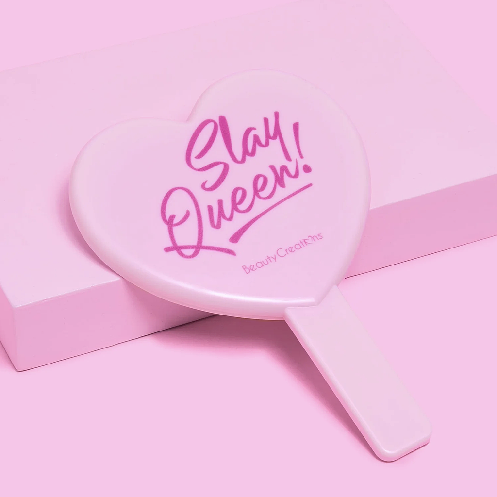 Beauty Creations - Handheld Mirror Espejo Corazon Slay Queen