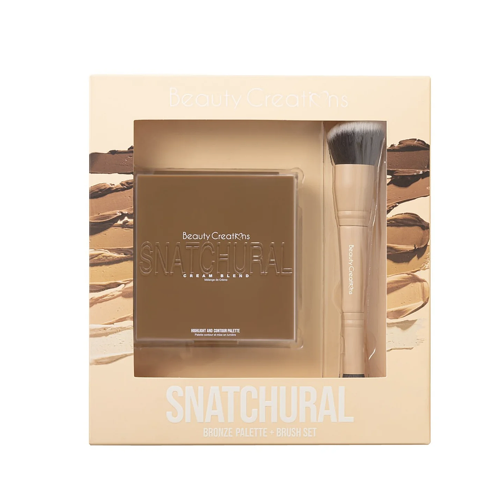 Beauty Creations - Snatchural Set Bronze Palette + Brush