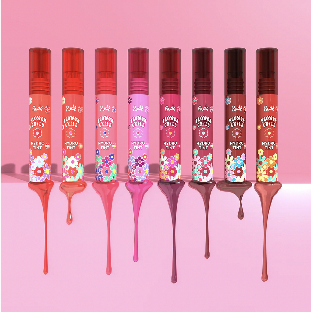 Rude - Flower Child Hydro Lip Tint Display 64 Unidades