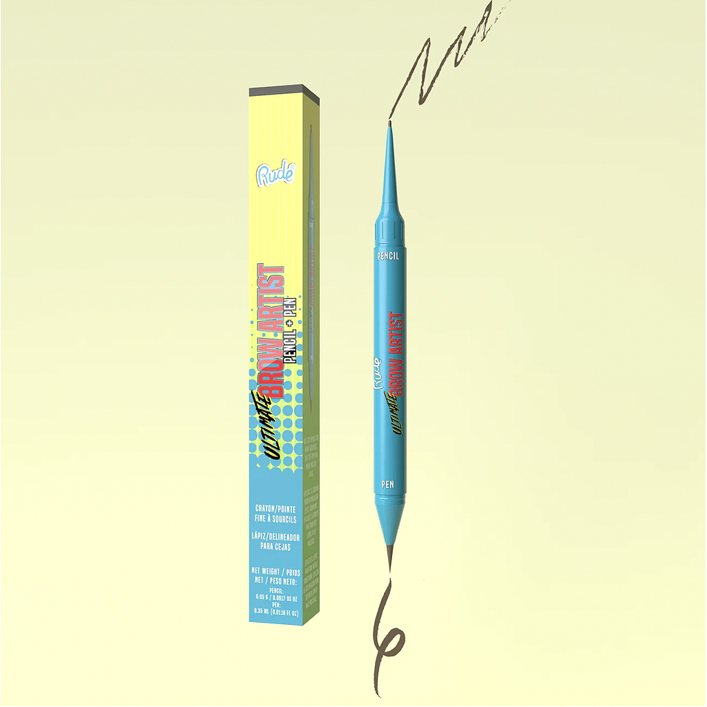 Rude - Ultimate Brow Artist Pencil And Pen - Hazel