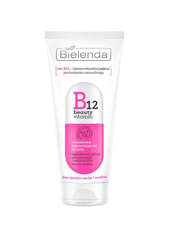 BIELENDA - B12 Beauty Vitamin Gel Corporal Regenerador 200 ml