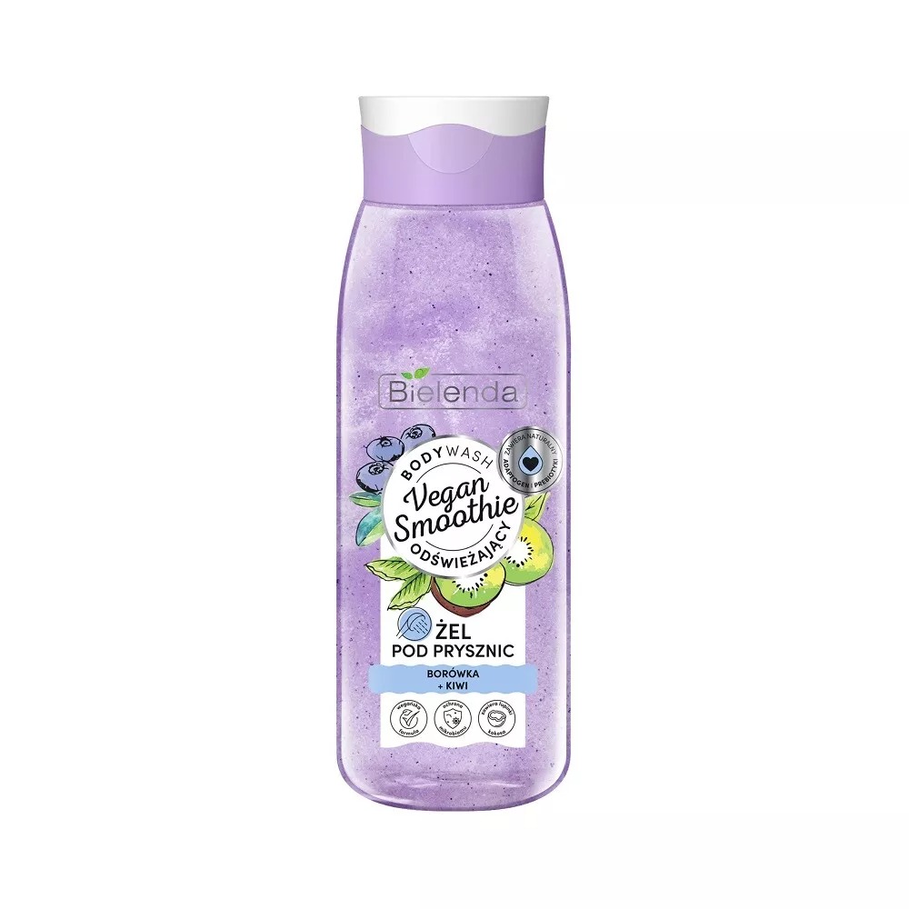 BIELENDA -  Gel de Ducha Batido Arándano Kiwi Albahaca Prebióticos 400 g