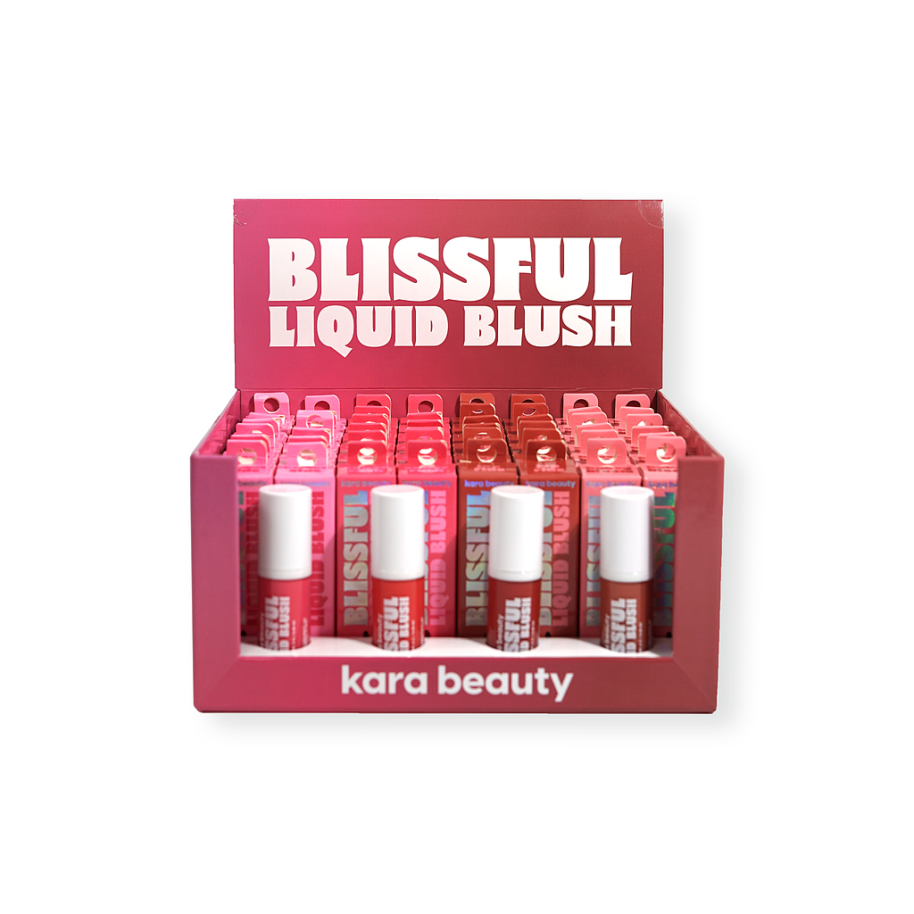 Kara Beauty - Blissful Liquid Blush Display 48 Unidades