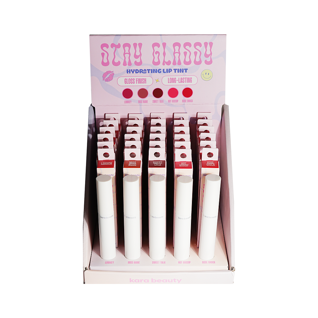 Kara Beauty - Lip Tint Gloss Display 30 Unidades