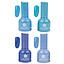 COLORFUL Collection GEL “L” Ocean Blue 4pz de 12ml c/u