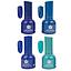 COLORFUL Collection GEL “M” Ocean Blue 4pz de 12ml c/u