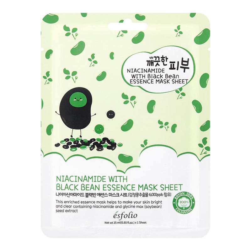 ESFOLIO - NIACINAMIDE &amp; BLACK BEAN MASCARILLA DE VELO 25ML