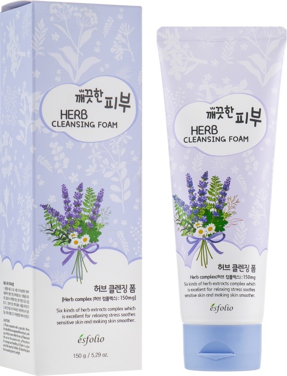ESFOLIO - Pure Skin Herb Cleansing Foam