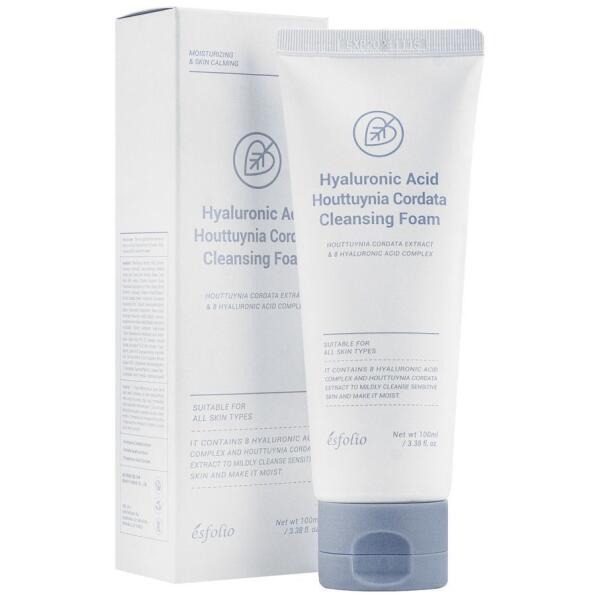 ESFOLIO - Hyaluronic Acid Houttuynia Cordata Cleansing Foam
