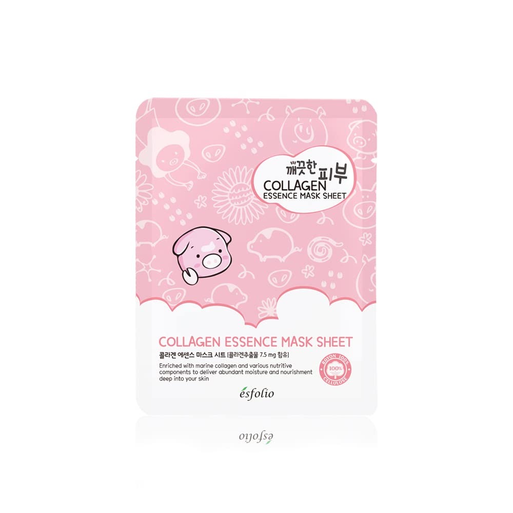 ESFOLIO - Pure Skin Collagen Essence Mask Sheet