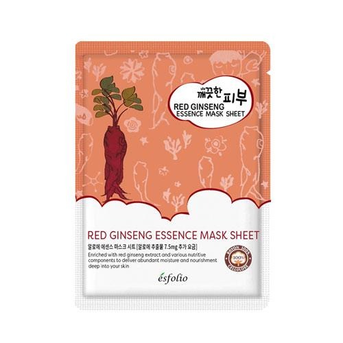 ESFOLIO - Pure Skin Red Ginseng Essence Mask Sheet