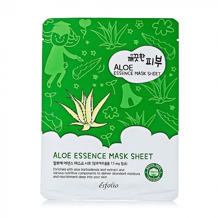 ESFOLIO - Pure Skin Aloe Essence Mask Sheet