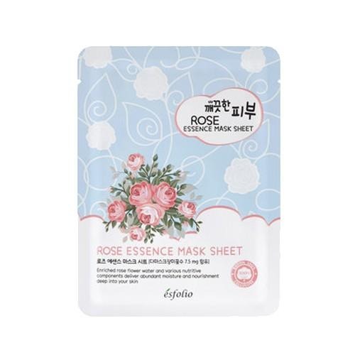 ESFOLIO - Pure Skin Rose Essence Mask Sheet