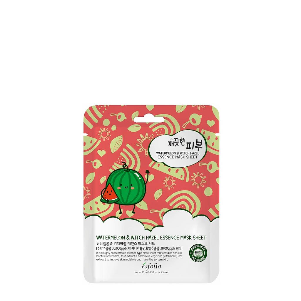 ESFOLIO - Pure Skin Watermelon Essence Mask Sheet