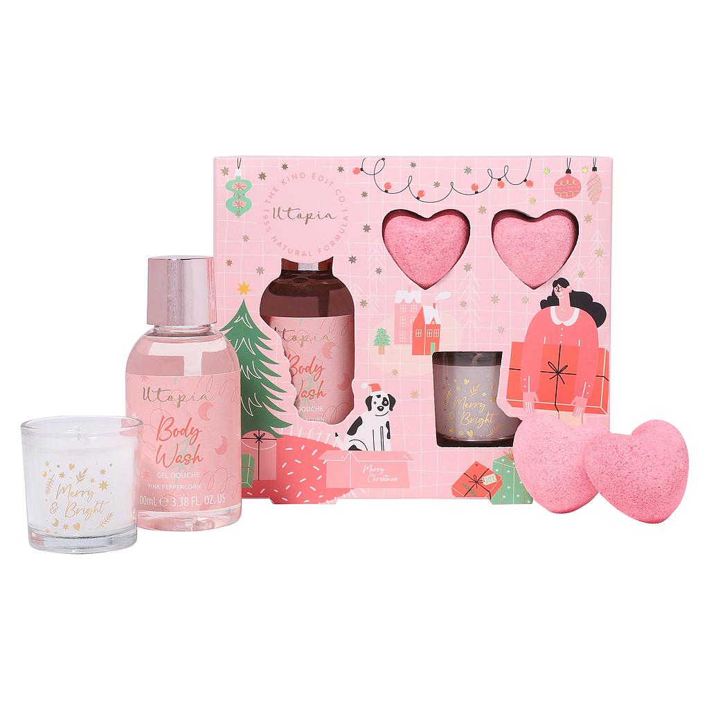 Set Navideño - The Kind Edit Co Relax And Bathe