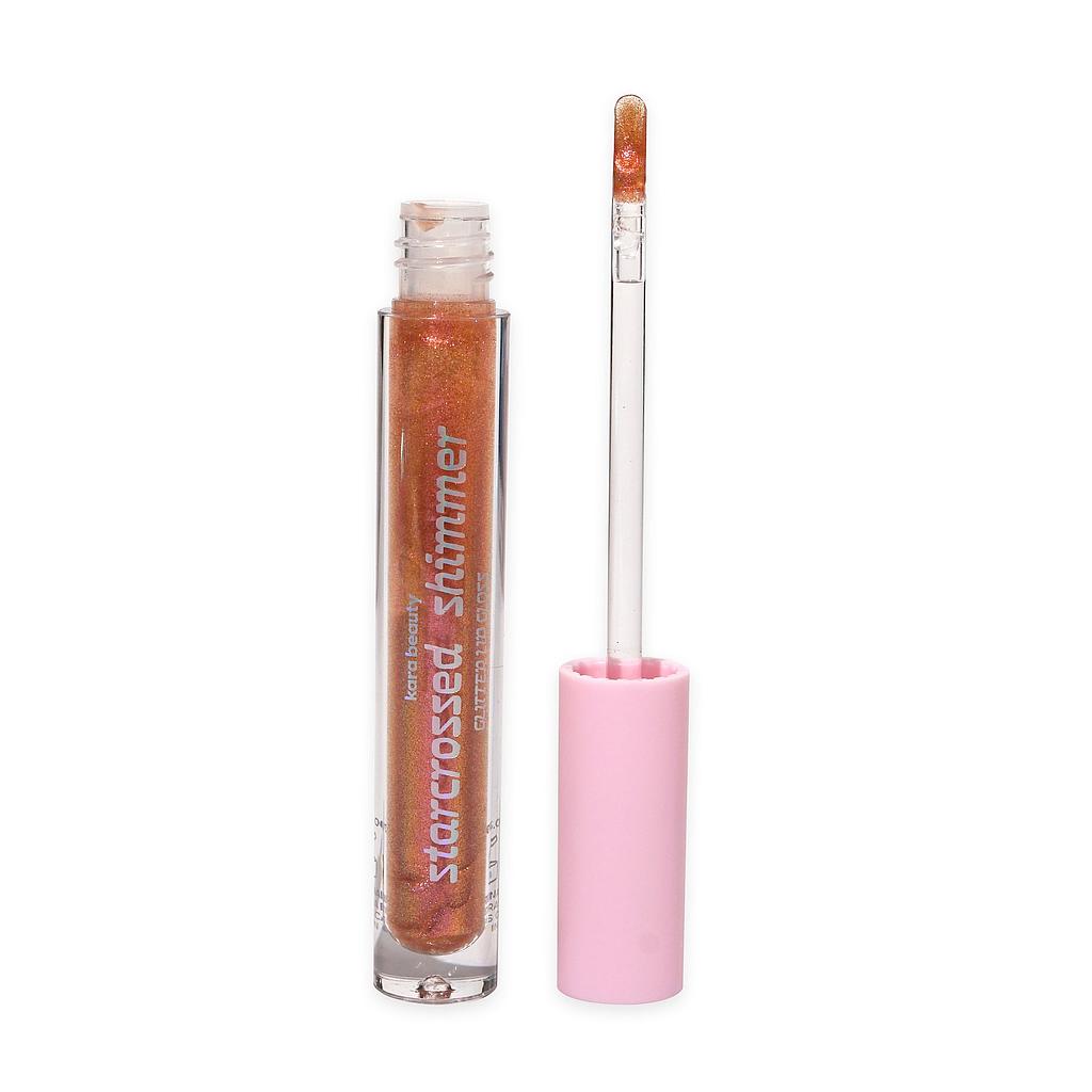Kara Beauty Starcrossed Shimmer Glitter Lip Gloss Champagne Kiss