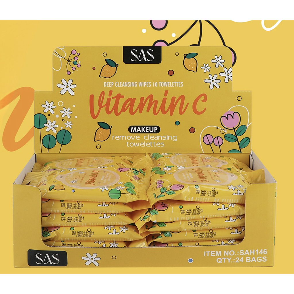 Sas - Toallas Desmaquillante Con Vitamina C SAH146