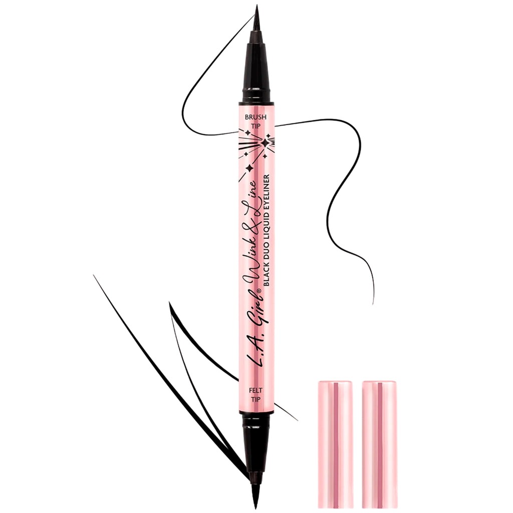 L.A. Girl - 2 N 1 Black Liquid Eyeliner Holiday