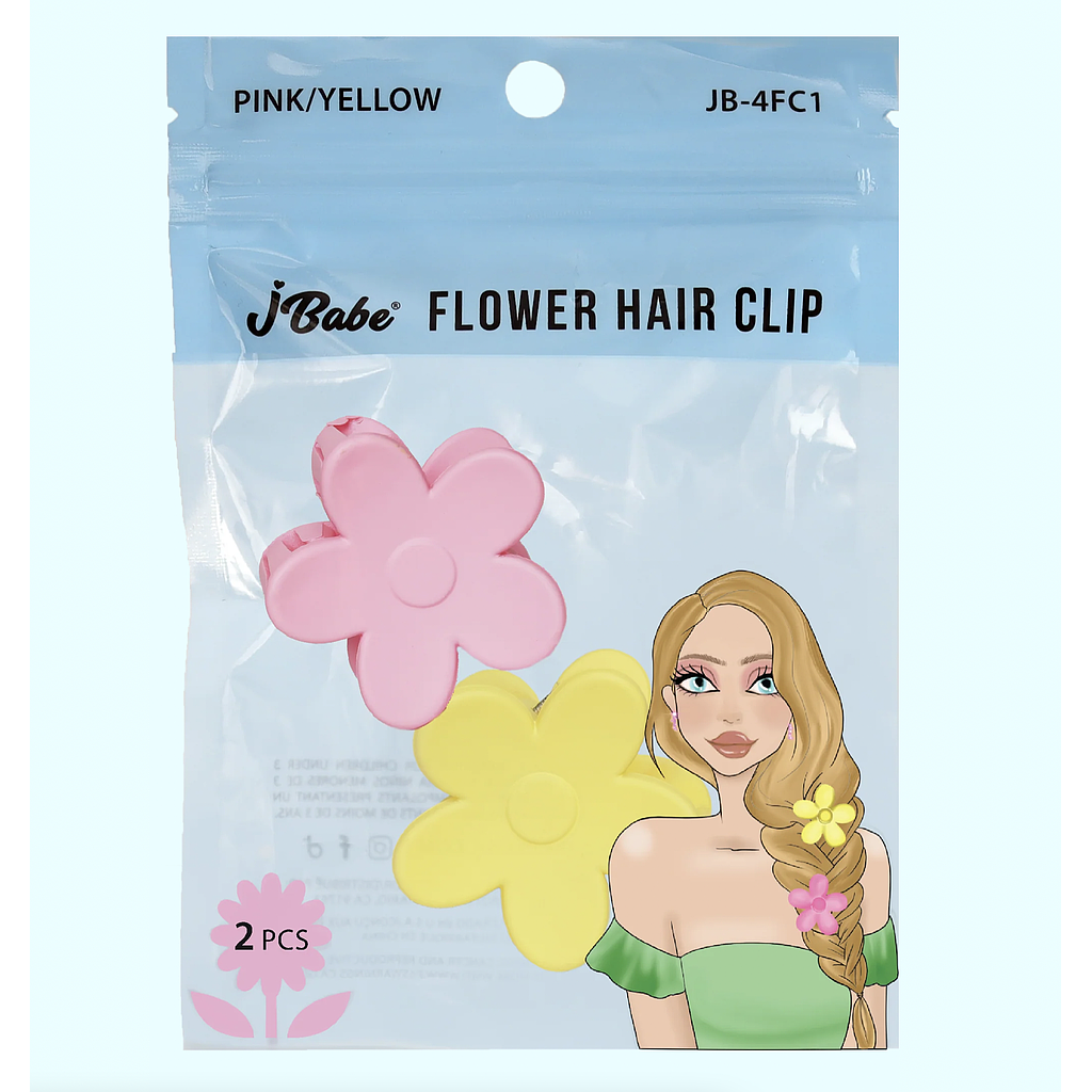 J-Lash - Flower Hair Clips 2pc