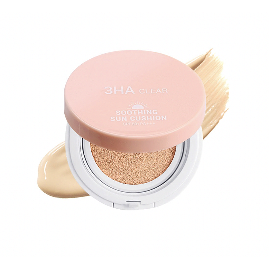 ESFOLIO - 3HA Clear Soothing Sun Cushion (Beige)