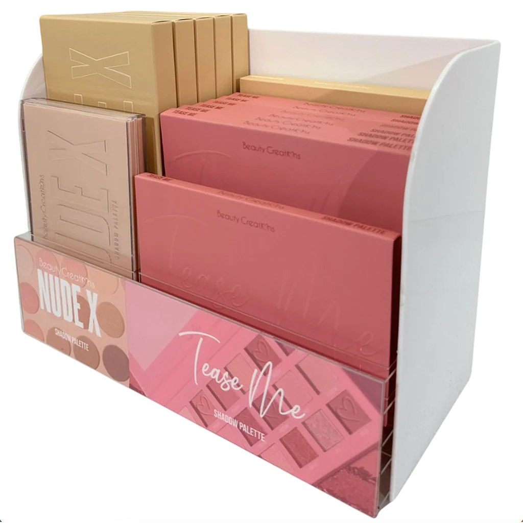 Beauty Creations - Paleta de Sombras Tease Me y Nude X Display 12 Unidades + 2 Tester